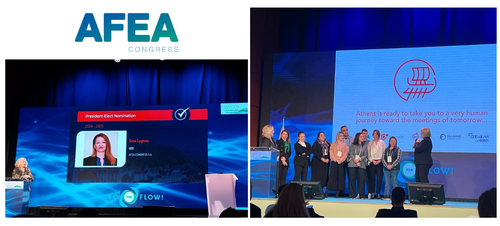 Two photos from the AFEA Congress